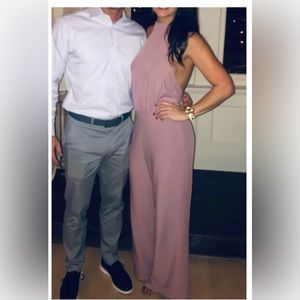 Blush Halter Jumpsuit